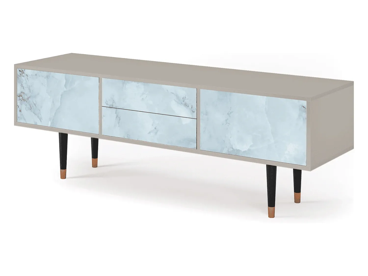 Móvel De Tv* Mueble de TV - 170х59х48 cm - T4 - Glacial Colour, Areia Bege
