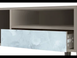 Móvel De Tv* Mueble de TV - 115х59х48 cm - T3 - Glacial Colour, Areia Bege