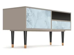 Móvel De Tv* Mueble de TV - 115х59х48 cm - T3 - Glacial Colour, Areia Bege