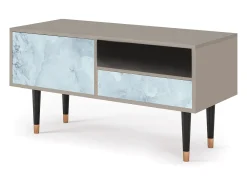 Móvel De Tv* Mueble de TV - 115х59х48 cm - T3 - Glacial Colour, Areia Bege