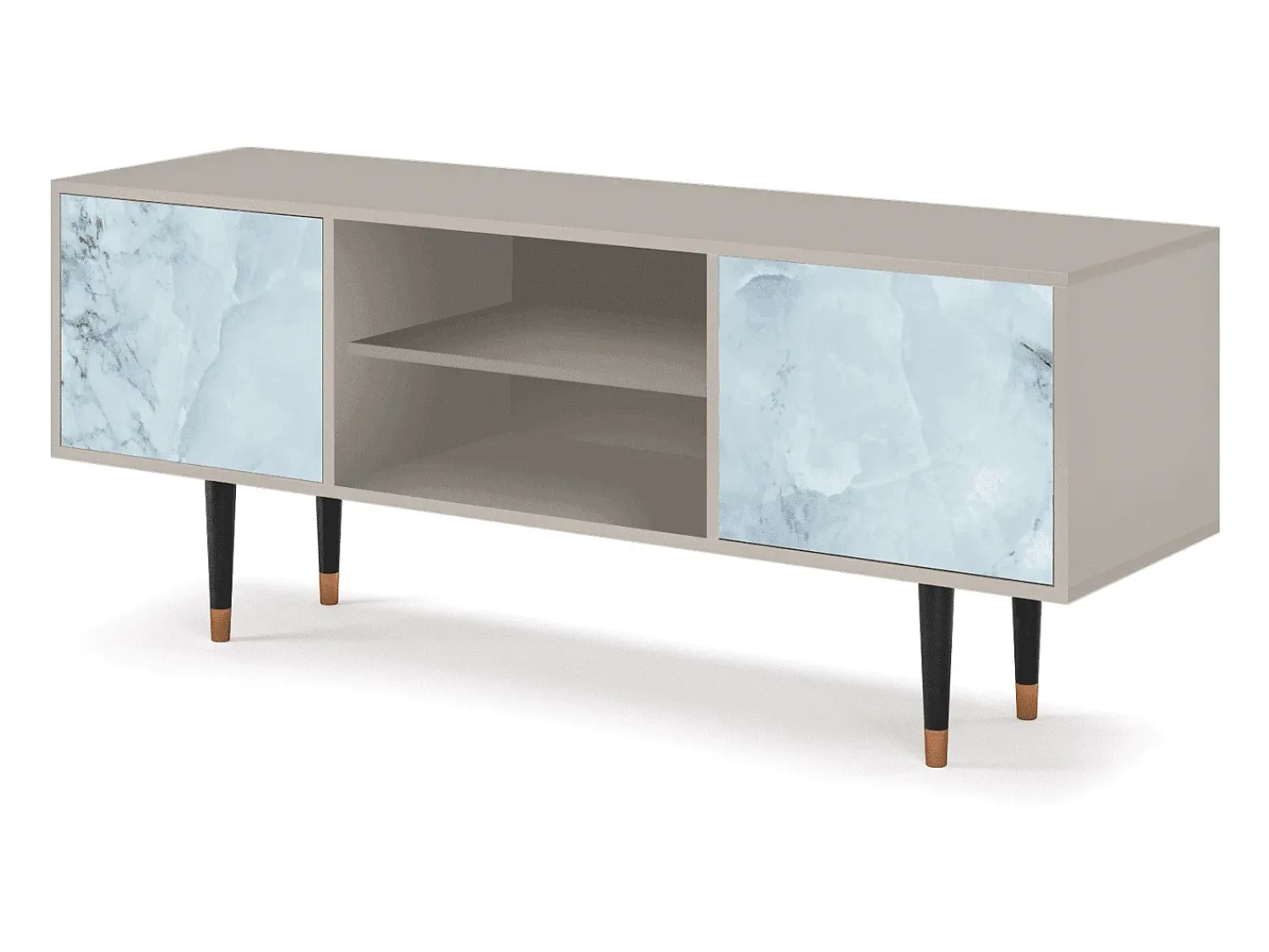 Móvel De Tv| Mueble de TV - 170х69х48 cm - T2 - Glacial Colour, Areia Bege