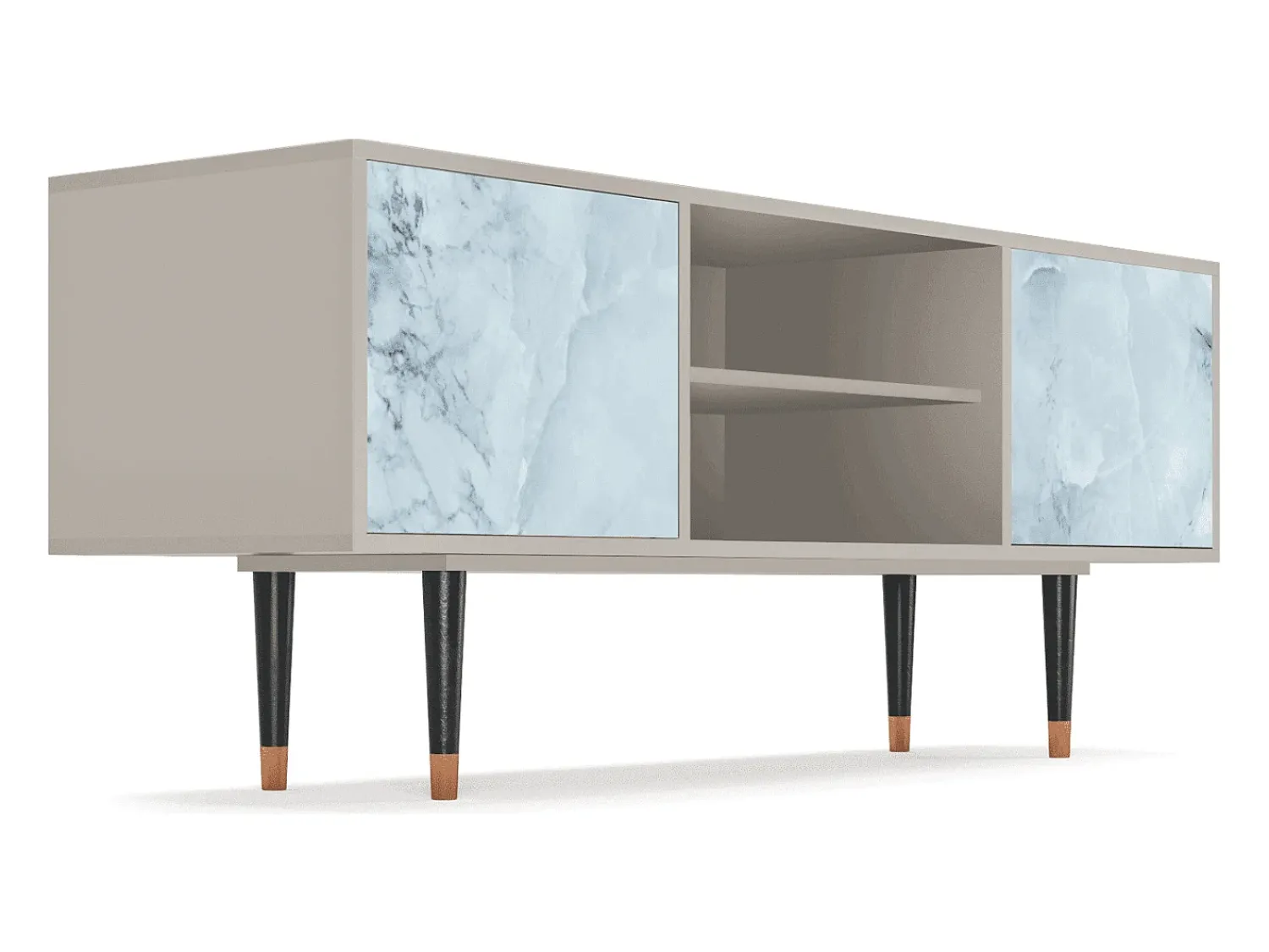 Móvel De Tv| Mueble de TV - 170х69х48 cm - T2 - Glacial Colour, Areia Bege