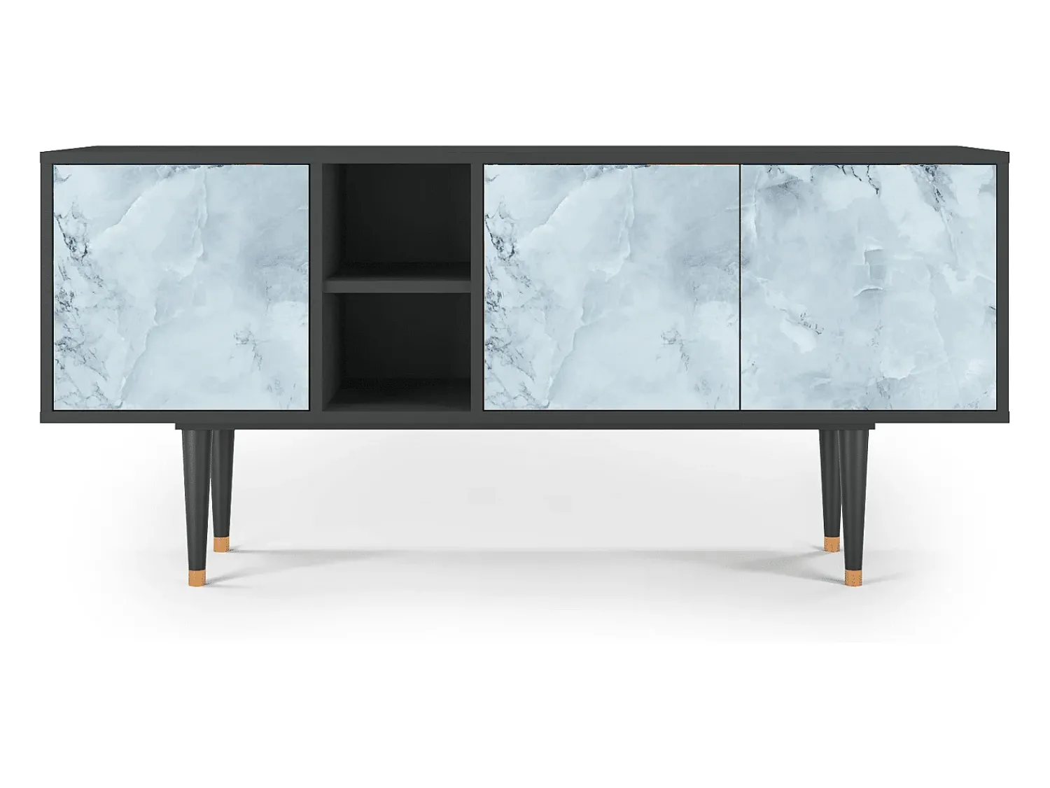 Mueble de TV - 150х69х41 cm - T5 - Glacial Colour, Antracite^ Móvel De Tv