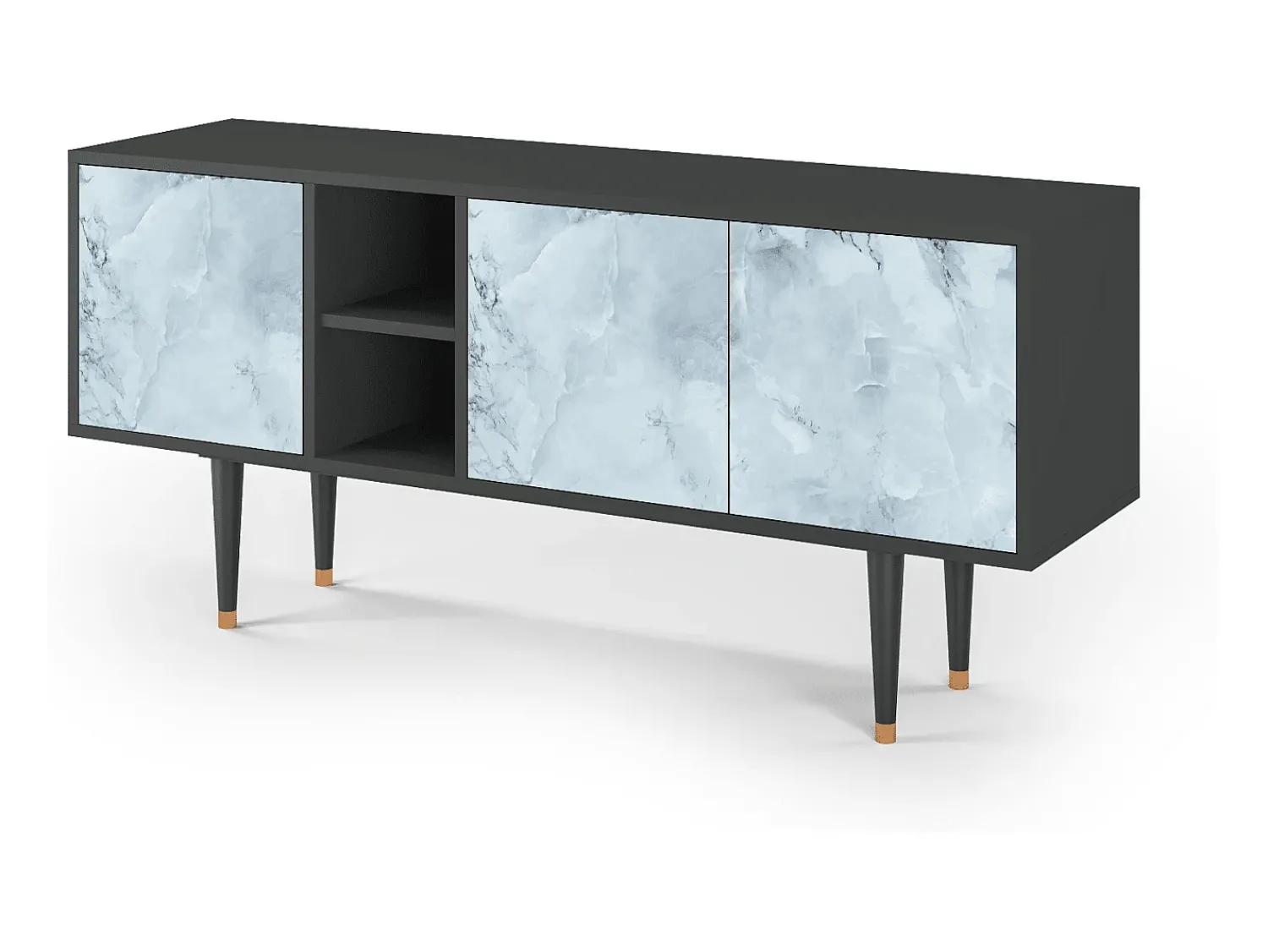 Mueble de TV - 150х69х41 cm - T5 - Glacial Colour, Antracite^ Móvel De Tv
