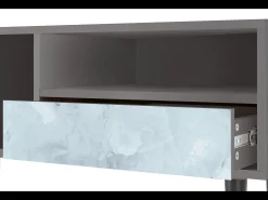 Mueble de TV - 115х59х48 cm - T3 - Glacial Colour, Cinza^ Móvel De Tv