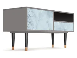 Mueble de TV - 115х59х48 cm - T3 - Glacial Colour, Cinza^ Móvel De Tv