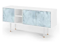 Móvel De Tv| Mueble de TV - 150х69х41 cm - T5 - Glacial Colour, Branco Bege