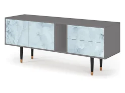 Mueble de TV - 170х69х48 cm - T1 - Glacial Colour, Cinza^ Móvel De Tv