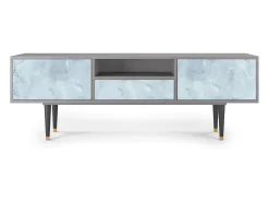 Móvel De Tv| Mueble de TV - 170х59х41 cm - T6 - Glacial Colour, Cinza Cinzento