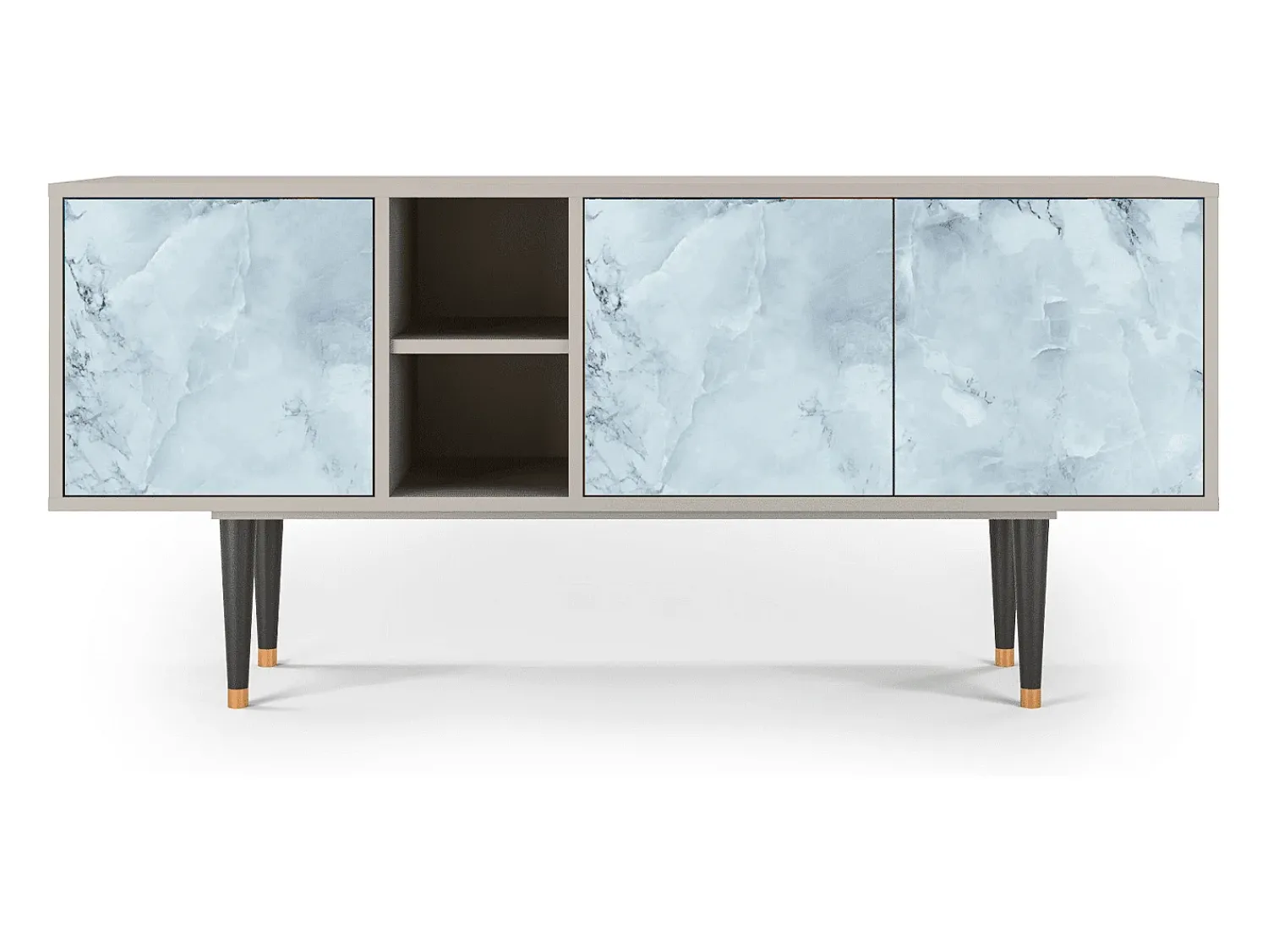 Best Mueble de TV - 150х69х41 cm - T5 - Glacial Colour, Areia Bege