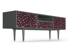 Hot Mueble de TV - 170х59х41 cm - T6 - Glowworms, Antracite Cinza antracite