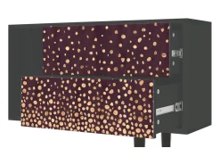 Hot Mueble de TV - 170х69х48 cm - T1 - Glowworms, Antracite Cinza antracite