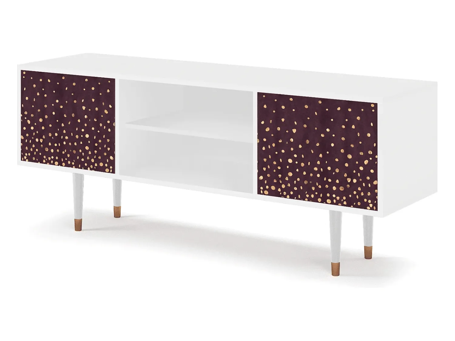 Mueble de TV - 170х69х48 cm - T2 - Glowworms, Branco^ Móvel De Tv