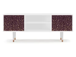 Mueble de TV - 170х69х48 cm - T2 - Glowworms, Branco^ Móvel De Tv
