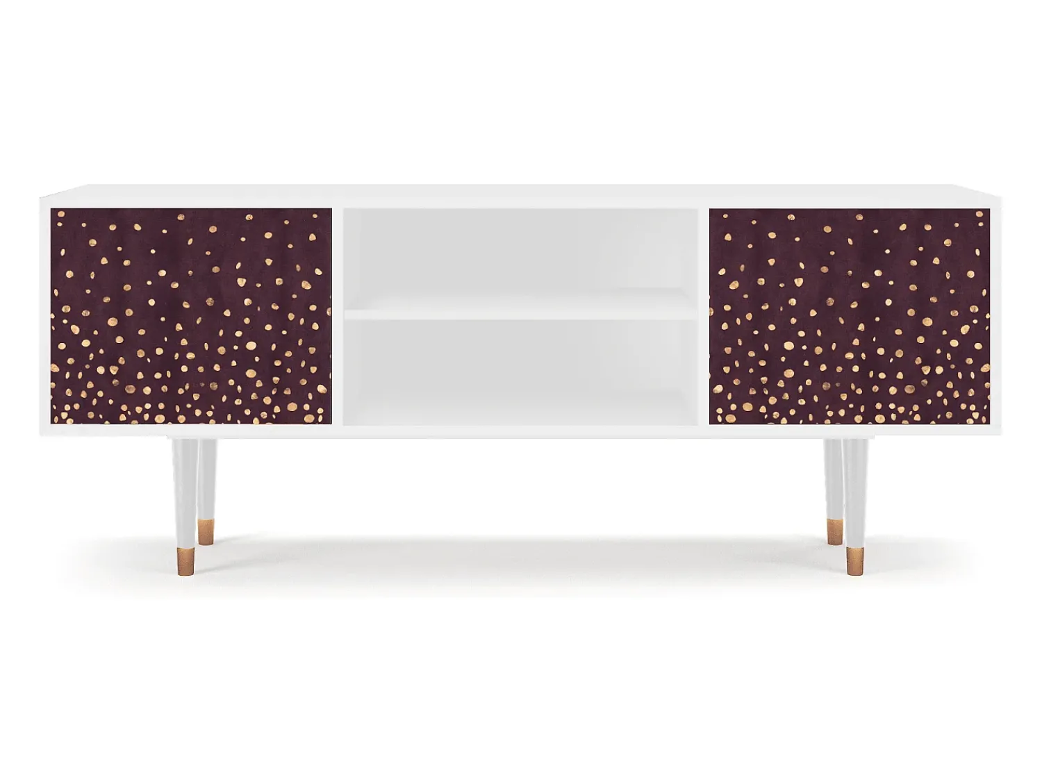 Mueble de TV - 170х69х48 cm - T2 - Glowworms, Branco^ Móvel De Tv