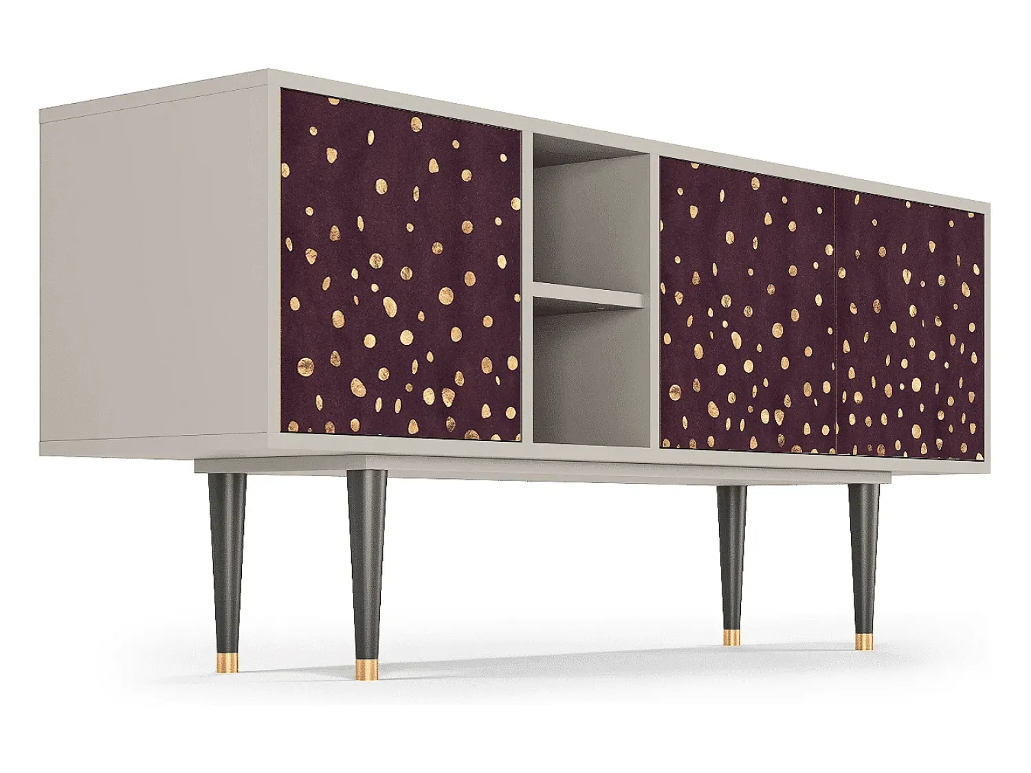 Mueble de TV - 150х69х41 cm - T5 - Glowworms, Areia^ Móvel De Tv