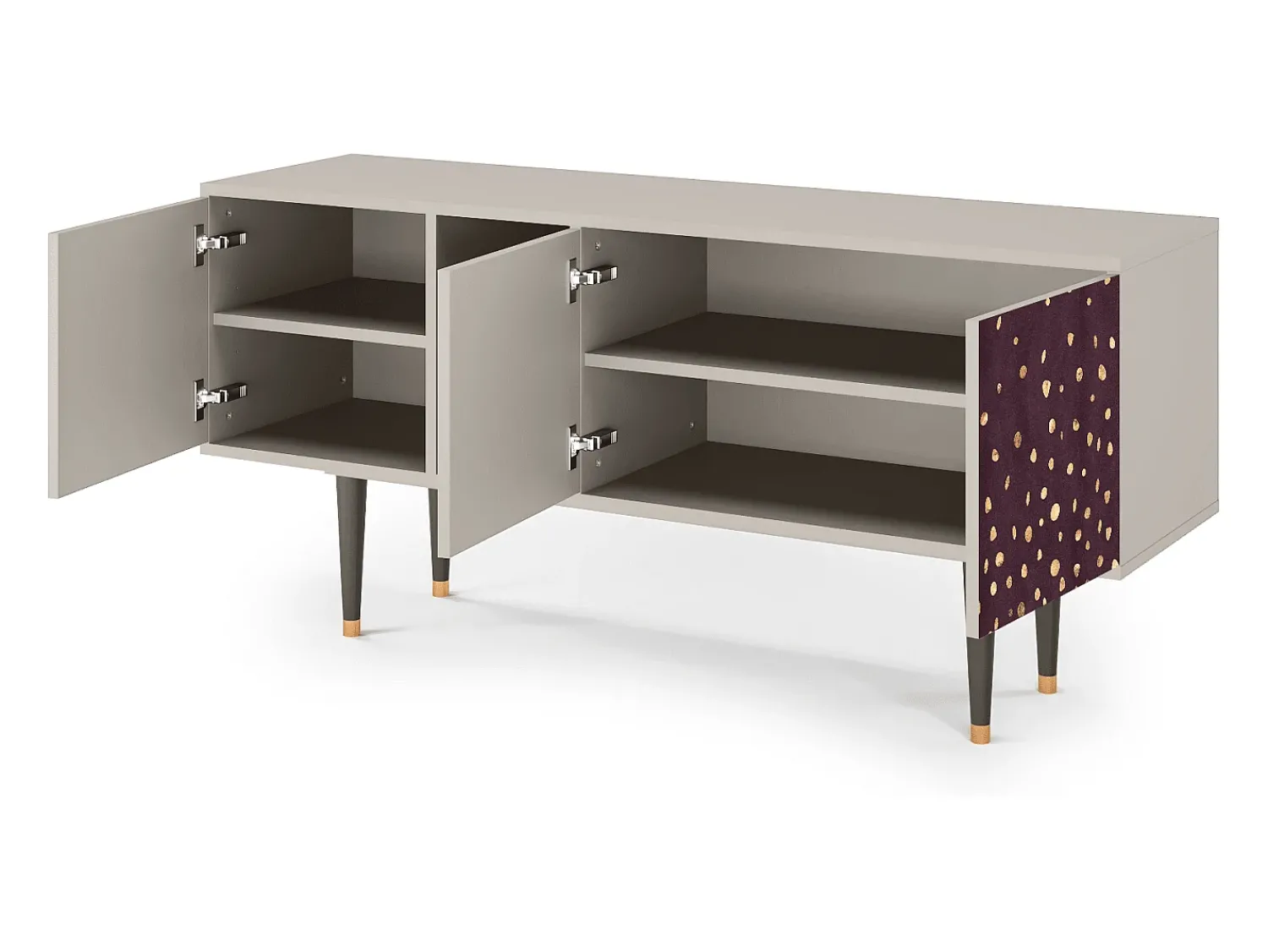 Mueble de TV - 150х69х41 cm - T5 - Glowworms, Areia^ Móvel De Tv