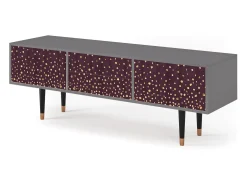 Mueble de TV - 170х59х48 cm - T4 - Glowworms, Cinza^ Móvel De Tv