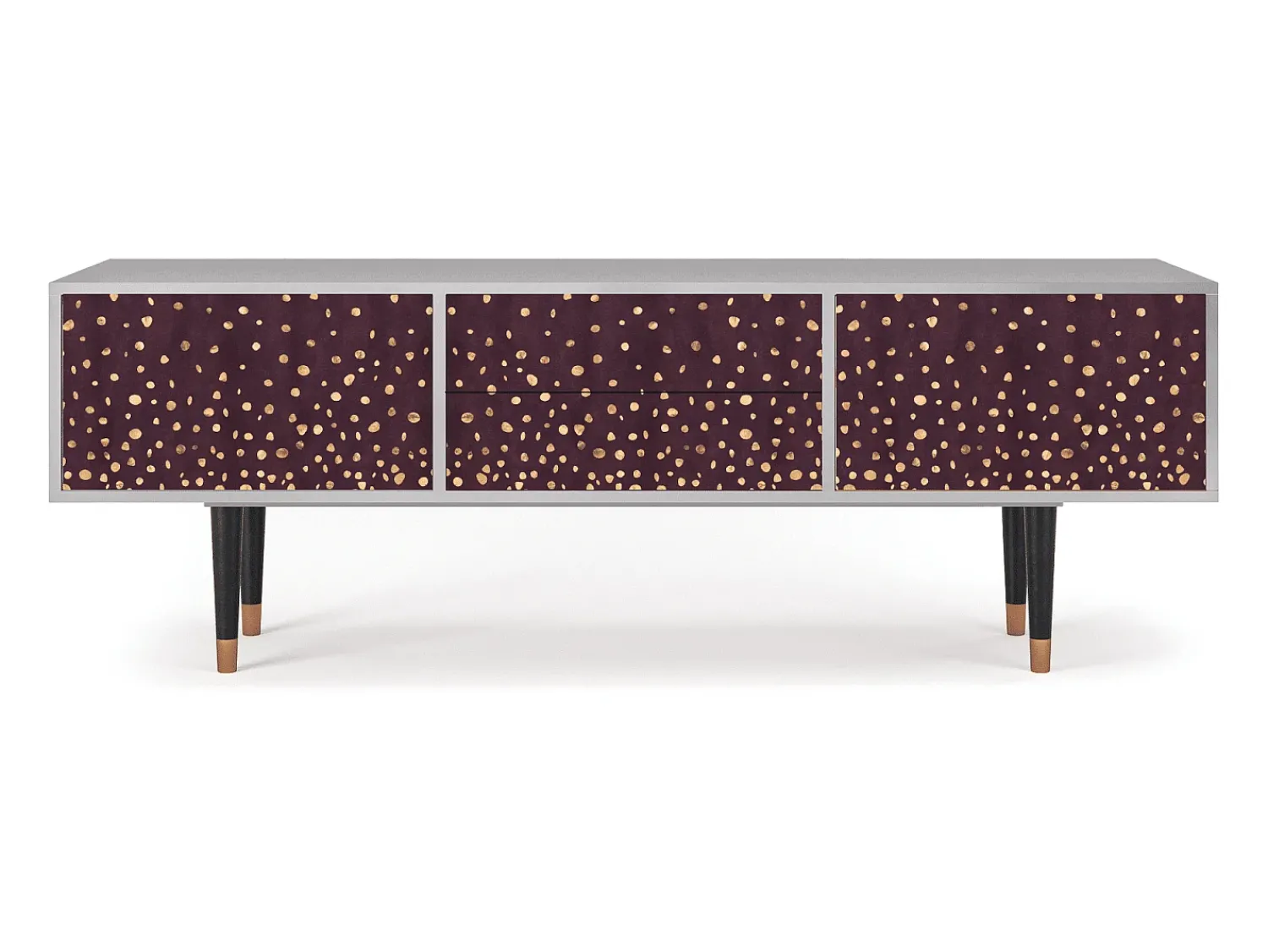Mueble de TV - 170х59х48 cm - T4 - Glowworms, Cinza^ Móvel De Tv