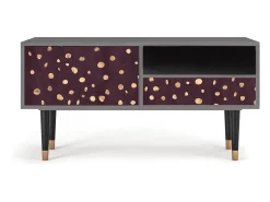 Mueble de TV - 115х59х48 cm - T3 - Glowworms, Cinza^ Móvel De Tv