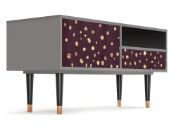 Mueble de TV - 115х59х48 cm - T3 - Glowworms, Cinza^ Móvel De Tv