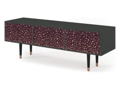 Mueble de TV - 170х59х48 cm - T4 - Glowworms, Antracite^ Móvel De Tv