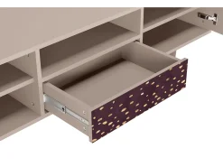 Móvel De Tv* Mueble de TV - 170х59х41 cm - T6 - Glowworms, Latte Bege