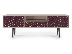 Móvel De Tv* Mueble de TV - 170х59х41 cm - T6 - Glowworms, Latte Bege