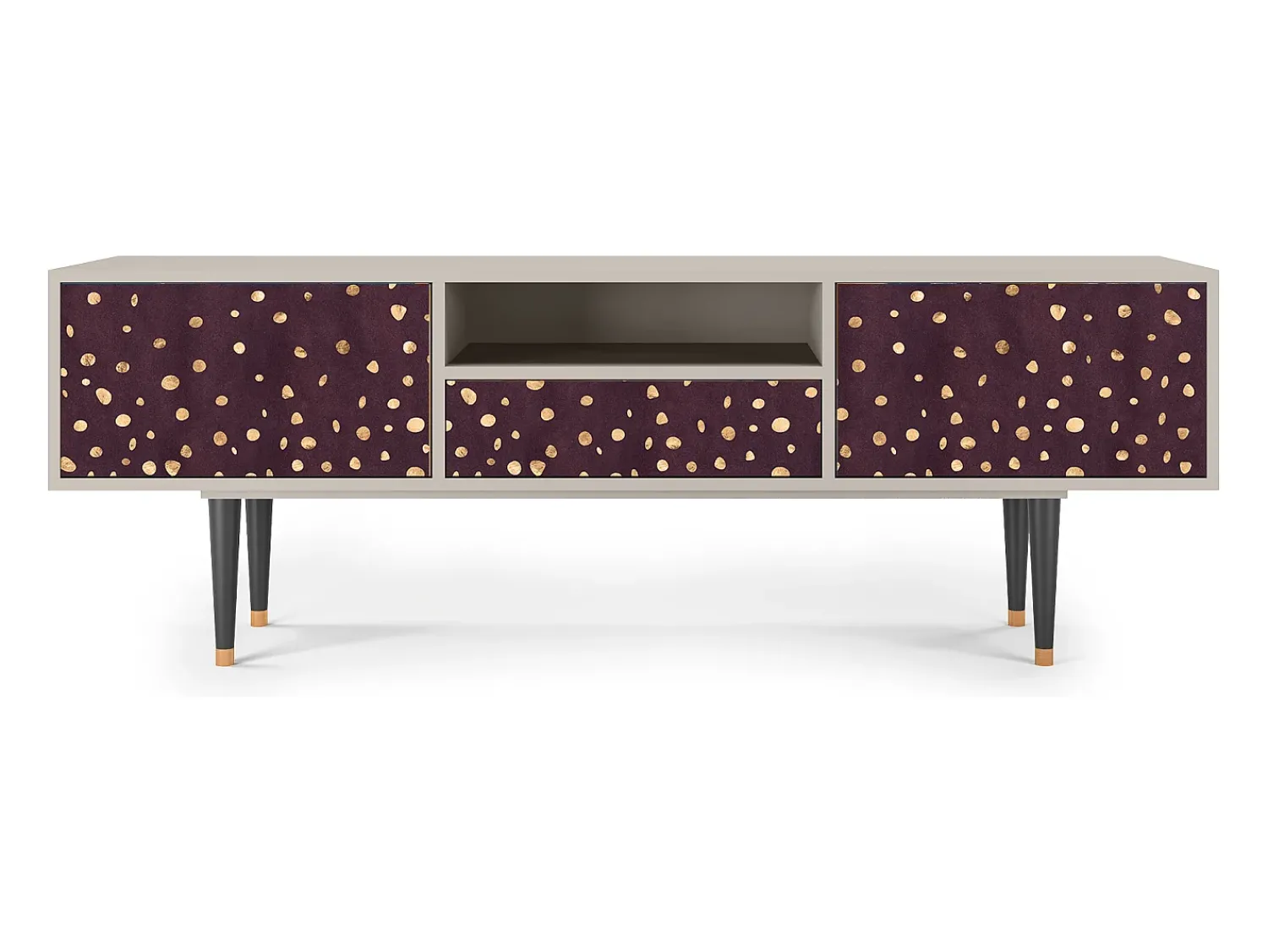 Mueble de TV - 170х59х41 cm - T6 - Glowworms, Areia^ Móvel De Tv
