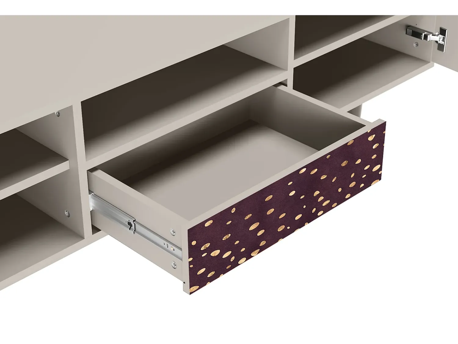 Mueble de TV - 170х59х41 cm - T6 - Glowworms, Areia^ Móvel De Tv