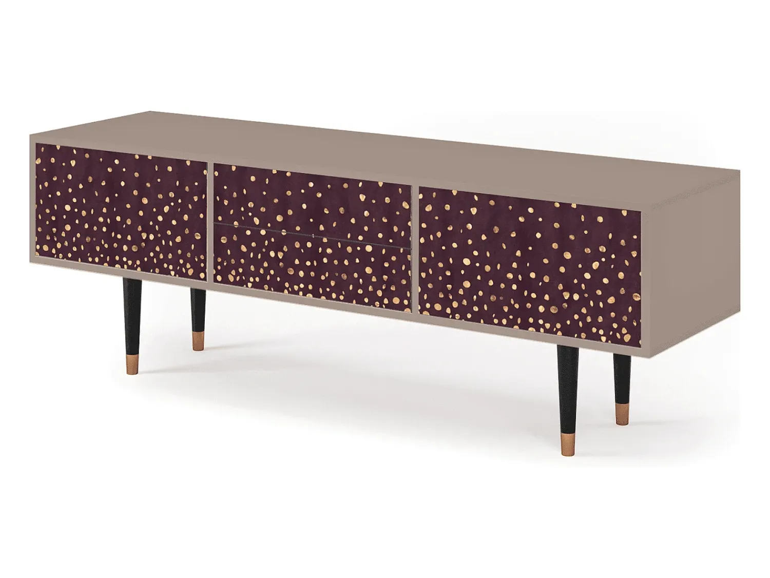Outlet Mueble de TV - 170х59х48 cm - T4 - Glowworms, Latte Bege
