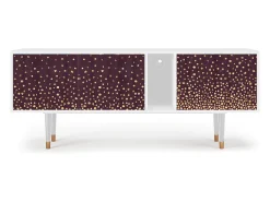 Outlet Mueble de TV - 170х69х48 cm - T1 - Glowworms, Branco Bege