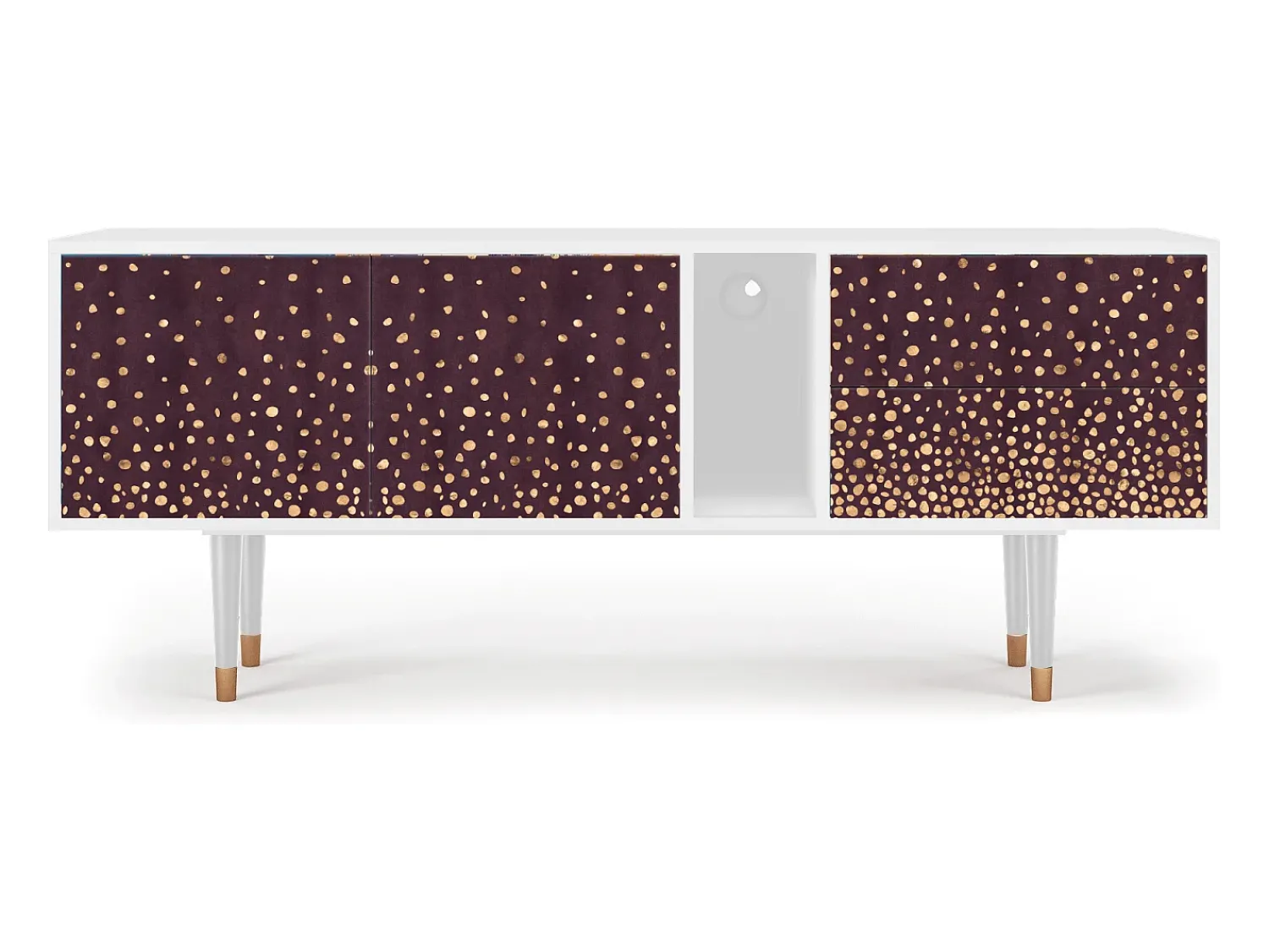 Outlet Mueble de TV - 170х69х48 cm - T1 - Glowworms, Branco Bege