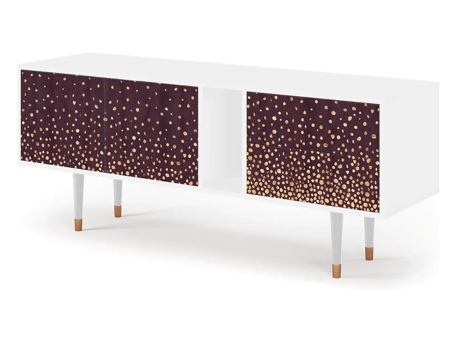 Outlet Mueble de TV - 170х69х48 cm - T1 - Glowworms, Branco Bege