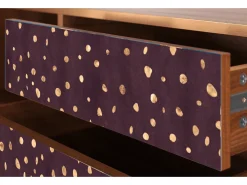 Móvel De Tv* Mueble de TV - 170х59х48 cm - T4 - Glowworms, Nogueira Castanho