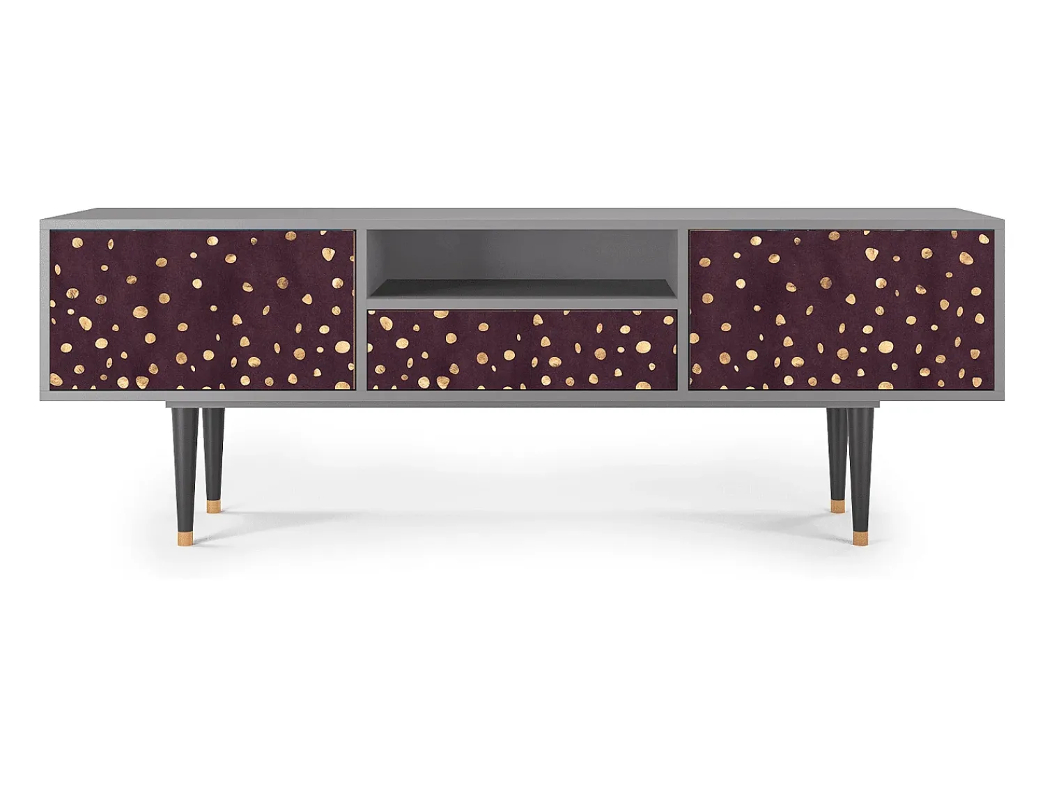 Sale Mueble de TV - 170х59х41 cm - T6 - Glowworms, Cinza Cinzento