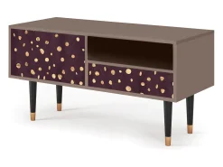 Móvel De Tv| Mueble de TV - 115х59х48 cm - T3 - Glowworms, Latte Bege