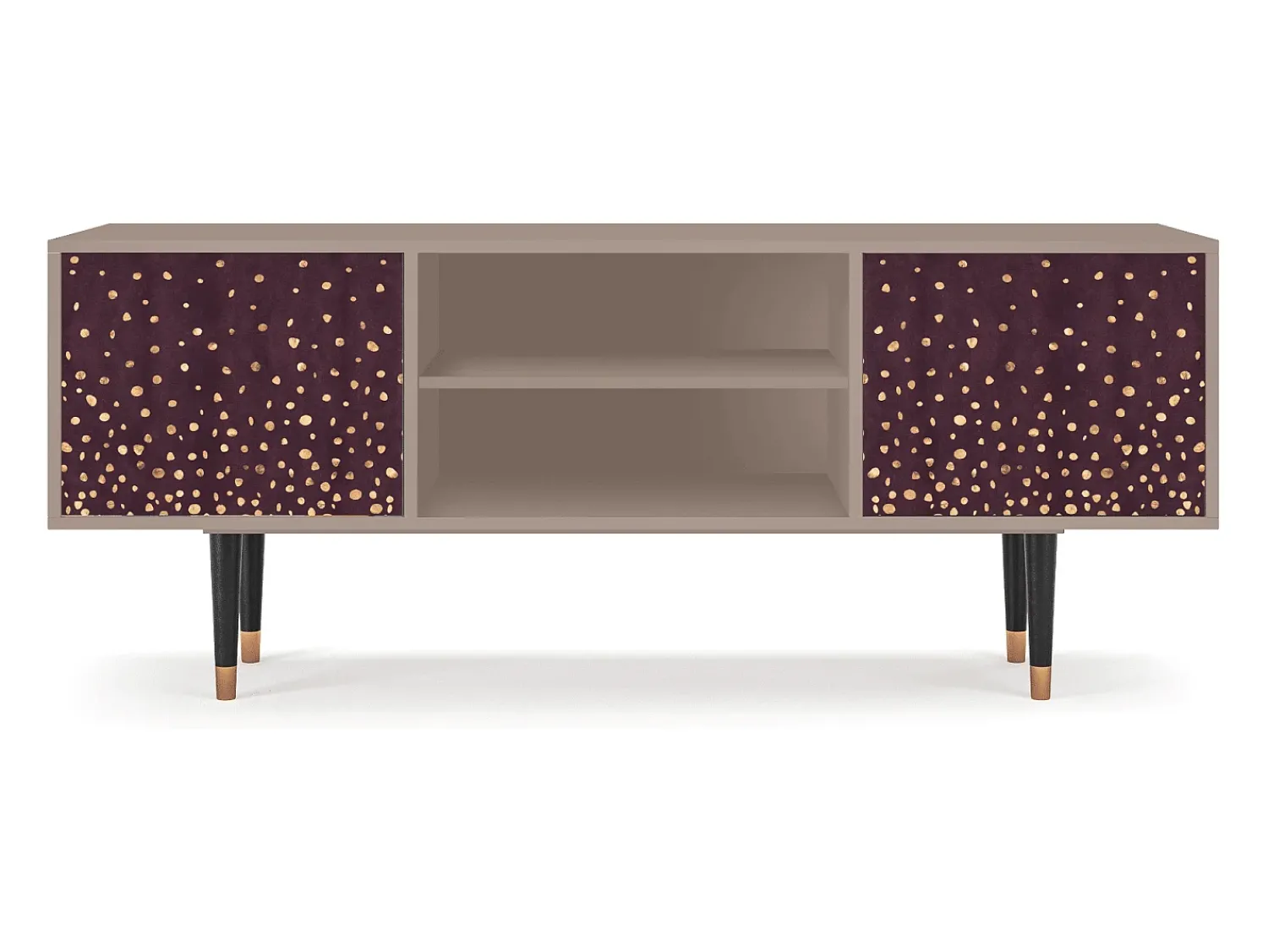 New Mueble de TV - 170х69х48 cm - T2 - Glowworms, Latte Bege