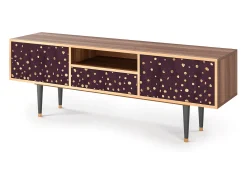 Mueble de TV - 170х59х41 cm - T6 - Glowworms, Nogueira^ Móvel De Tv