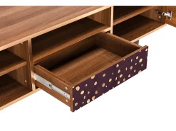 Mueble de TV - 170х59х41 cm - T6 - Glowworms, Nogueira^ Móvel De Tv
