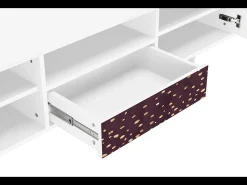 Online Mueble de TV - 170х59х41 cm - T6 - Glowworms, Branco Bege
