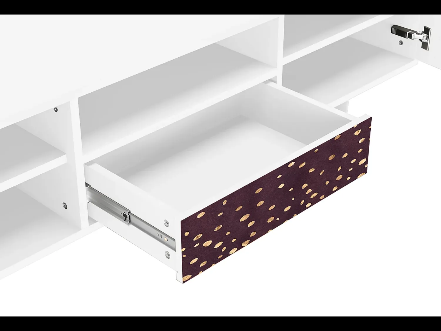 Online Mueble de TV - 170х59х41 cm - T6 - Glowworms, Branco Bege