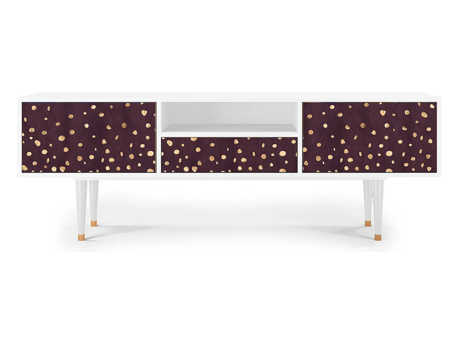 Online Mueble de TV - 170х59х41 cm - T6 - Glowworms, Branco Bege