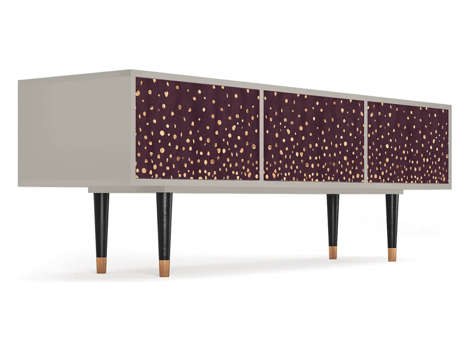 Móvel De Tv* Mueble de TV - 170х59х48 cm - T4 - Glowworms, Areia Bege