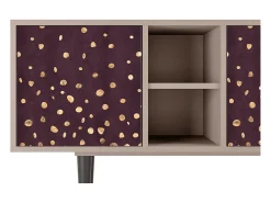 New Mueble de TV - 150х69х41 cm - T5 - Glowworms, Latte Bege