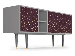 Mueble de TV - 150х69х41 cm - T5 - Glowworms, Cinza^ Móvel De Tv