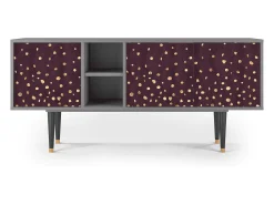 Mueble de TV - 150х69х41 cm - T5 - Glowworms, Cinza^ Móvel De Tv