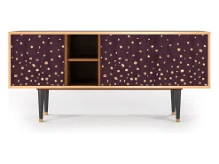 Móvel De Tv* Mueble de TV - 150х69х41 cm - T5 - Glowworms, Nogueira Castanho