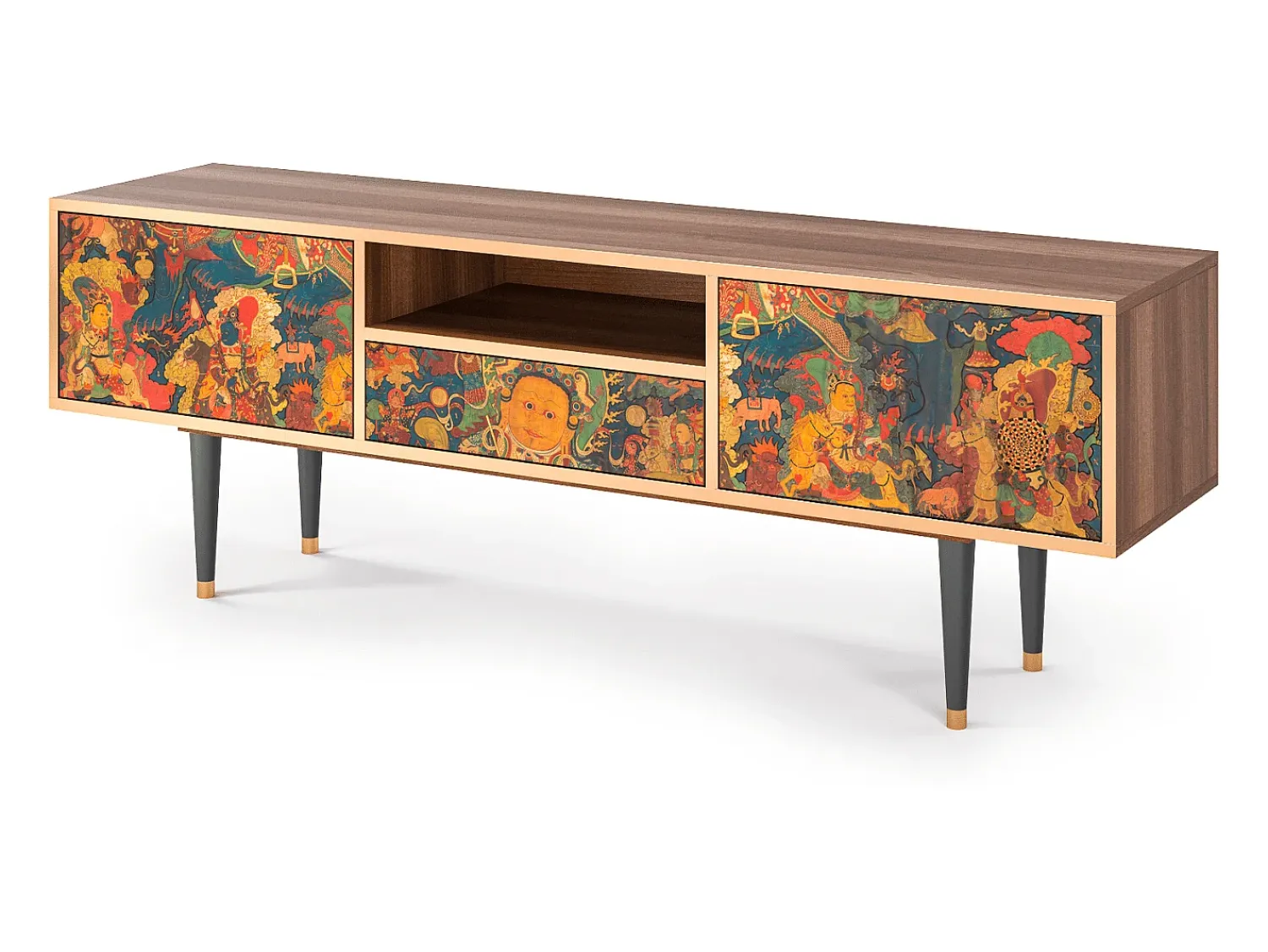 Discount Mueble de TV - 170х59х41 cm - T6 - God by Vaisravana , Nogueira Castanho