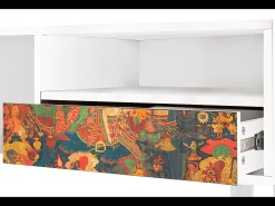 Móvel De Tv| Mueble de TV - 115х59х48 cm - T3 - God by Vaisravana , Branco Bege